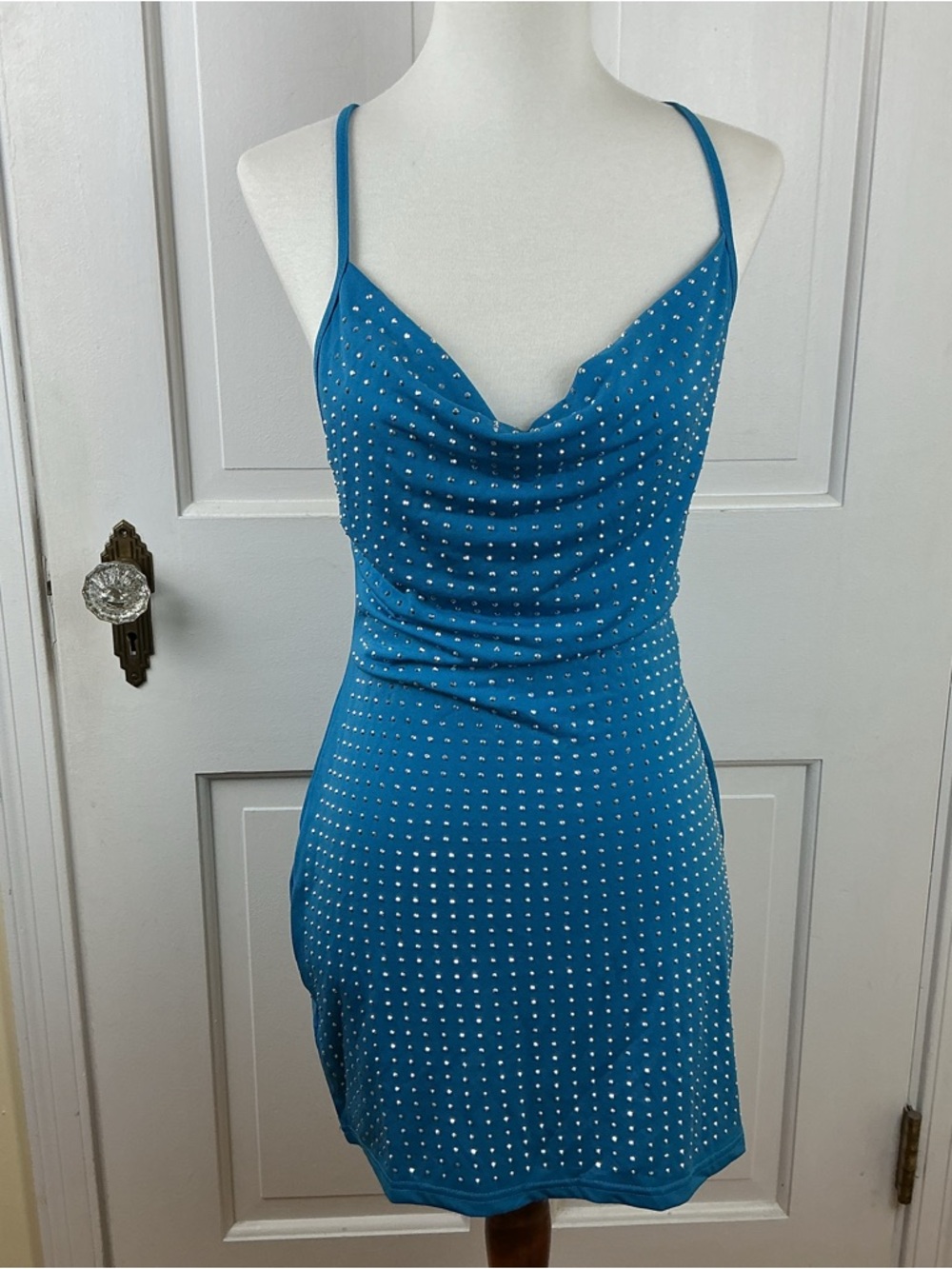 PrettyLittleThing Slinky Cowl Neck Dress [NWT]